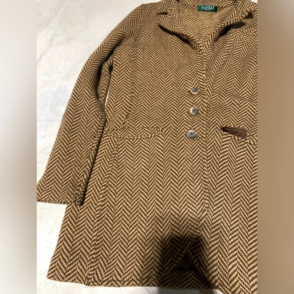 Lauren Ralph lauren petite cardigan brown - Picture 2 of 13